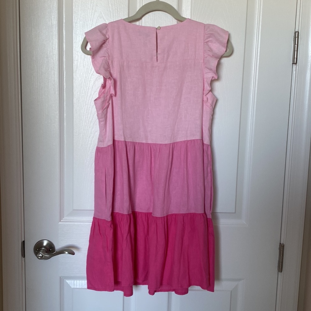 💘NWT JCrew, Ruffle Hem A Line Dress💗 - Picture 4 of 7